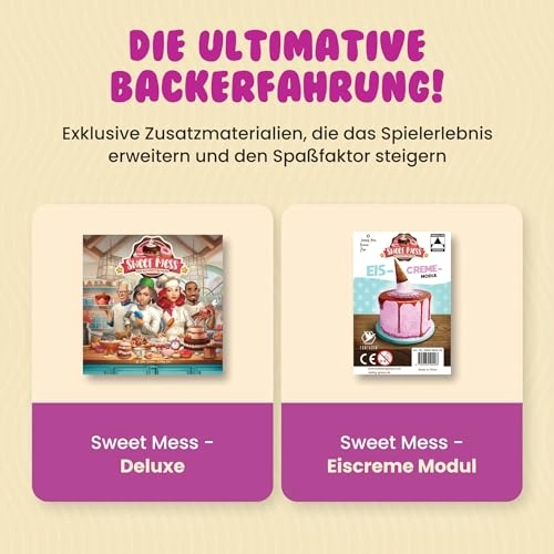 Sweet Mess: The Baking Competition - Board Game