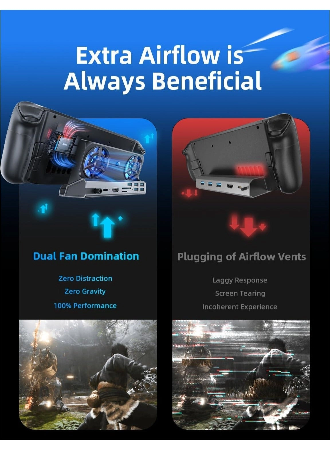 Docking Station - Steam Deck OLED ROG Ally Legion Go