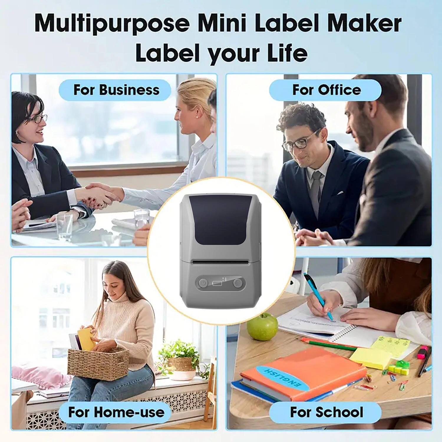 Portable Mini Thermal Printer - thermal 20-57mm