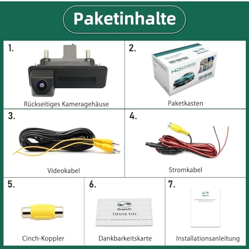 AHD 720P Car Rear View Camera