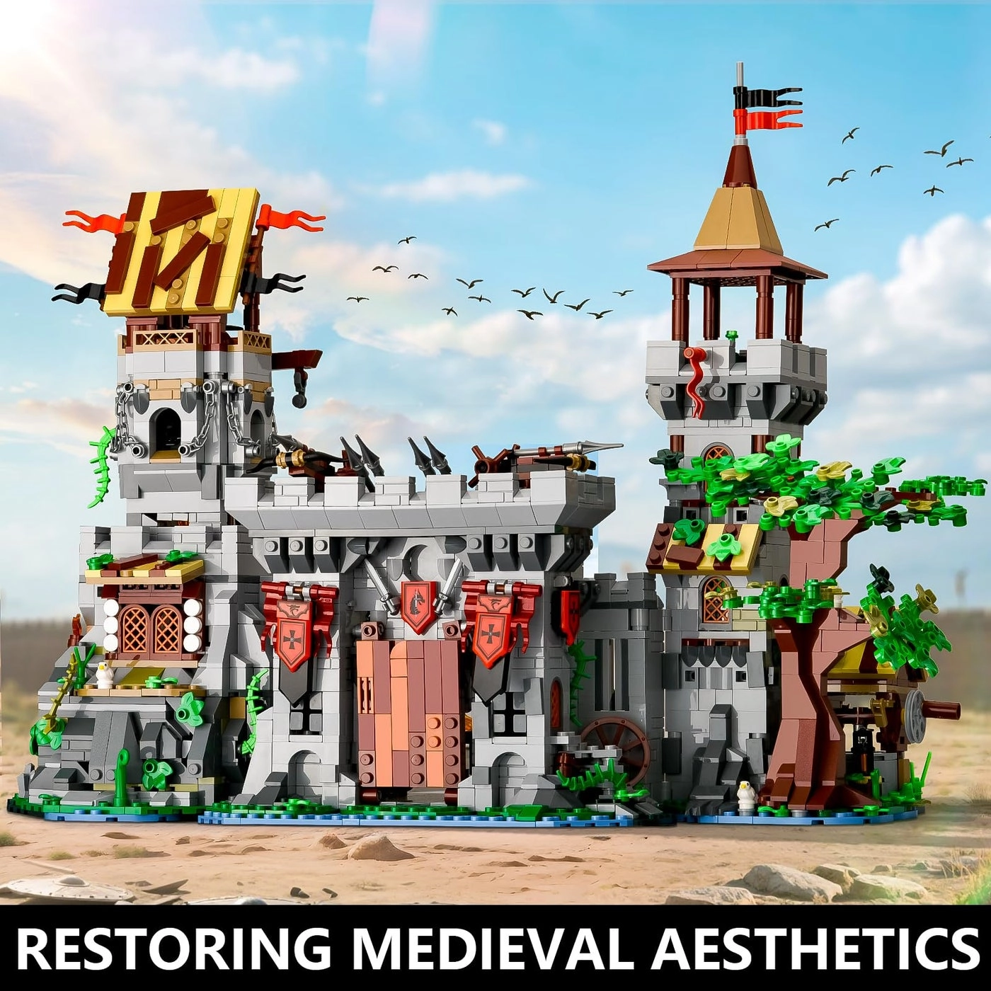 Medieval Knight Castle - Knight 2568 pcs