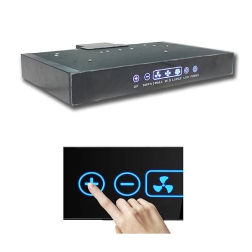 RV touch range hood - 12V 3 Speed Touch Control Dual LED Light