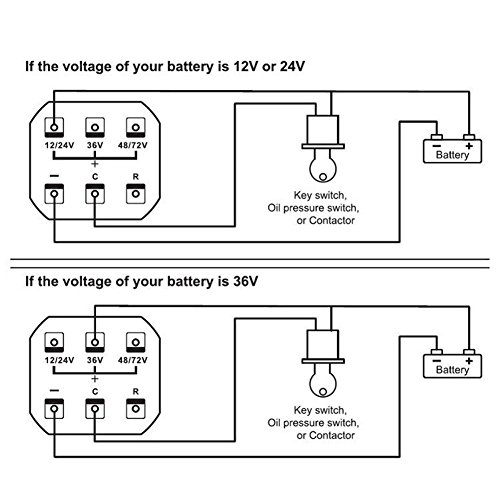LED Flash Battery Tester - 12V/24V, 36V, 48V/72V 20mA nominal