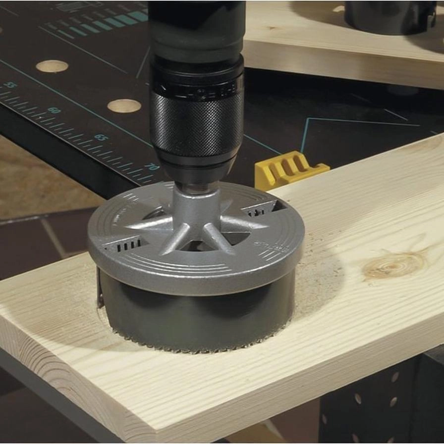 Promoline Hole Cutter - 60, 68, 75, 83, 92 mm hard and soft wood, veneered wood, laminated chipboard and plastics Pack
