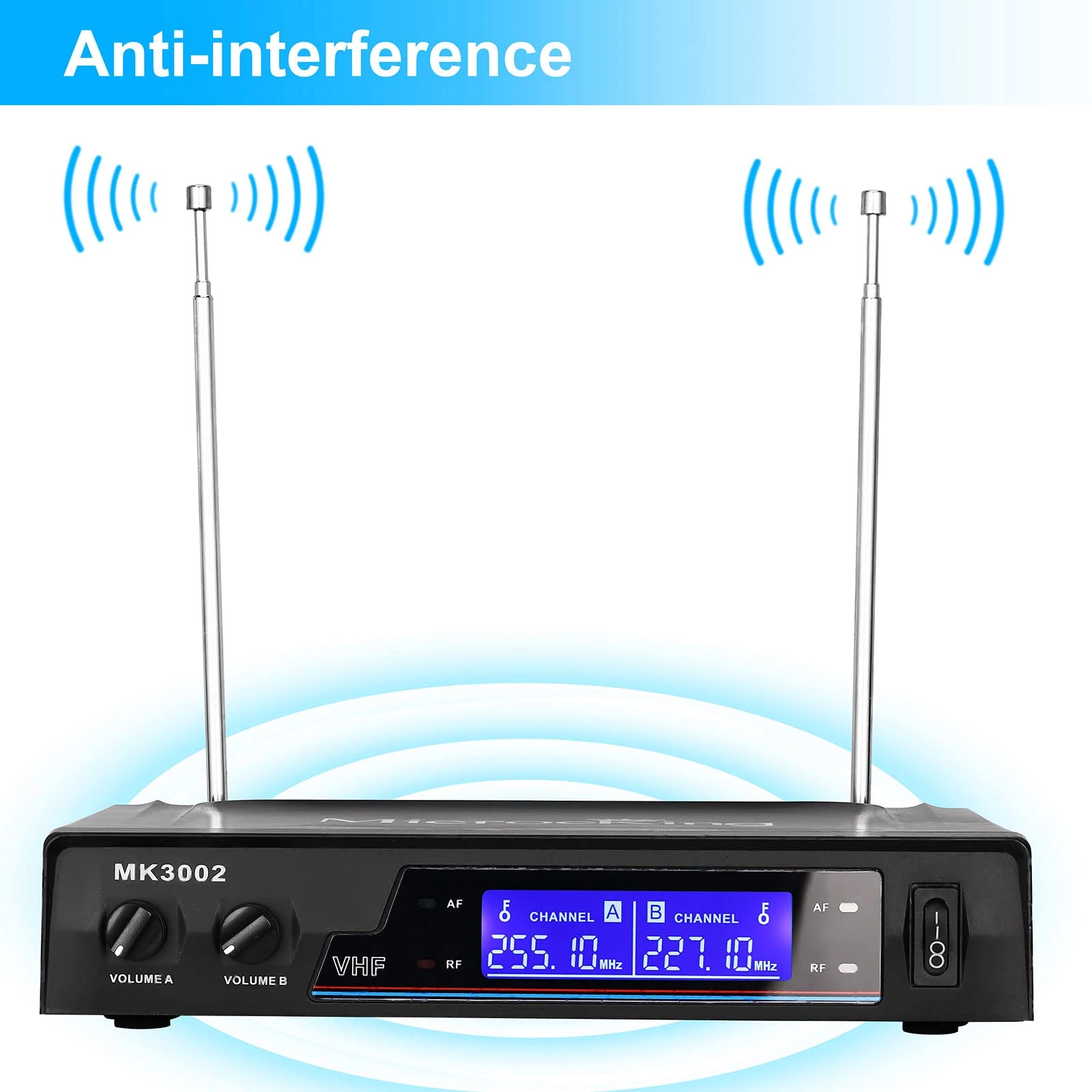 MK3002-2 - 2 wireless microphone VHF