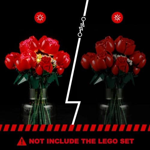 LED Lighting Kit for Lego Icons The Bouquet of Roses - Compatible with Lego 10328
