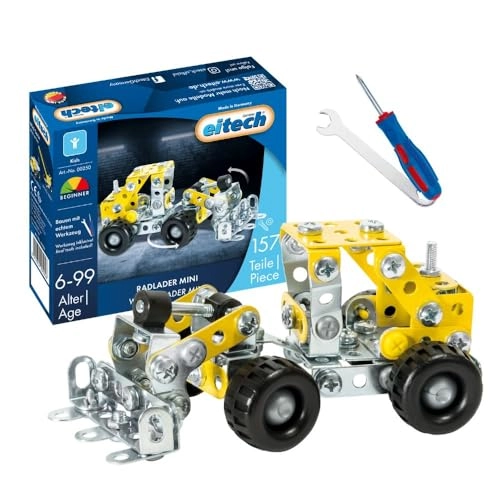 00250 Metal Construction Kit - Wheel Loader Mini - 157 pcs for ages 6+