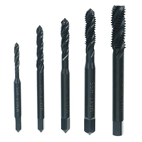 xhhhcj 6542HSS - 5 pieces M3 * 0.5/m4*0.7/m5*0.8/m6*1.0/m81.25