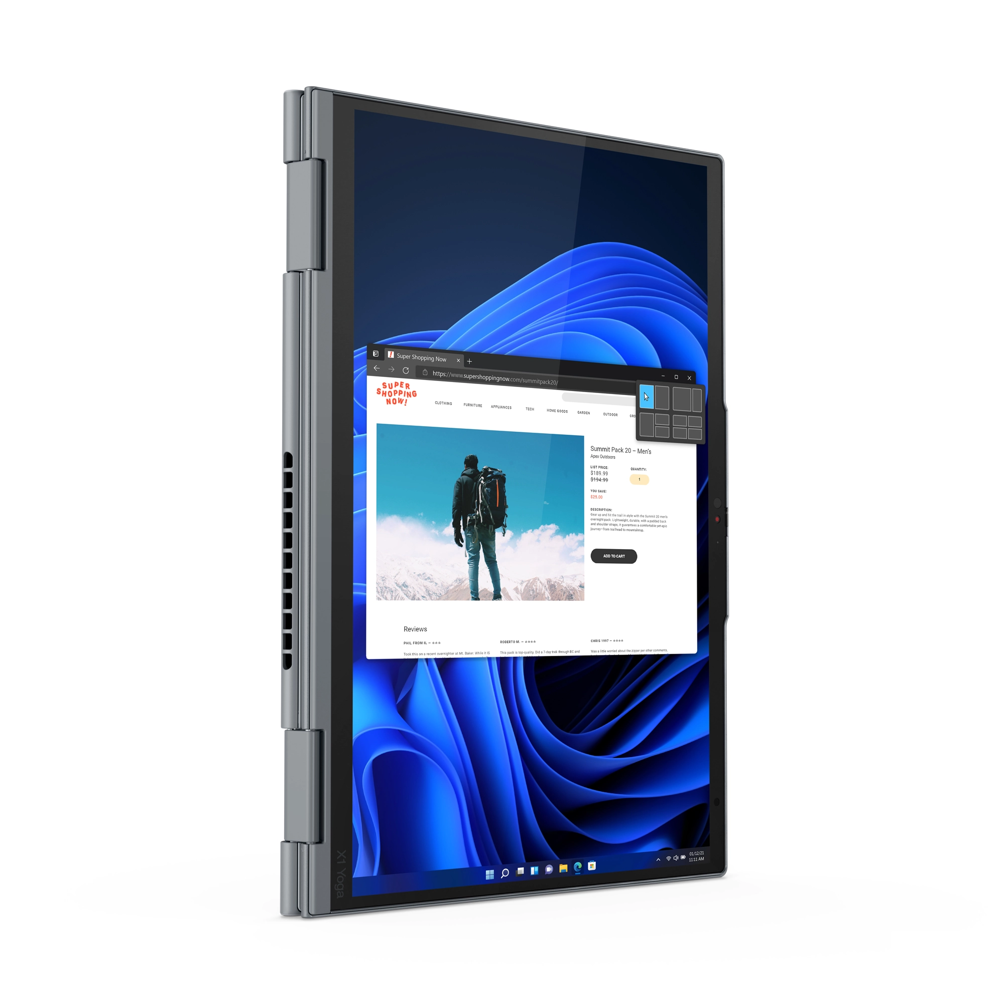 (Renewed) ThinkPad X1 Yoga Gen. 7 - 14.1'' Core i5-1235U 16GB DDR4 512GB SSD