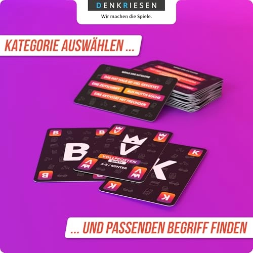Stadt Land Vollpfosten: 70/80/90 Edition - Card Game (German)