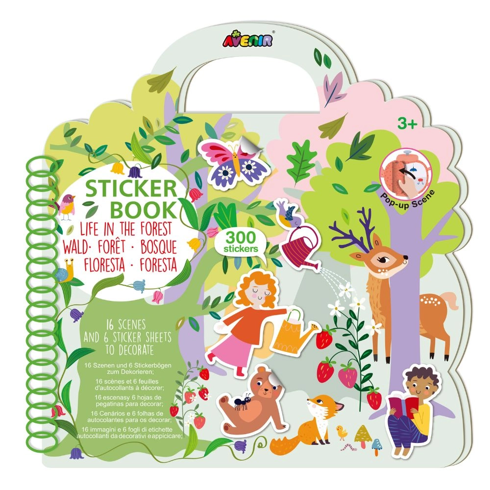 Avenir Life In The Forest Sticker Book 300 pcs