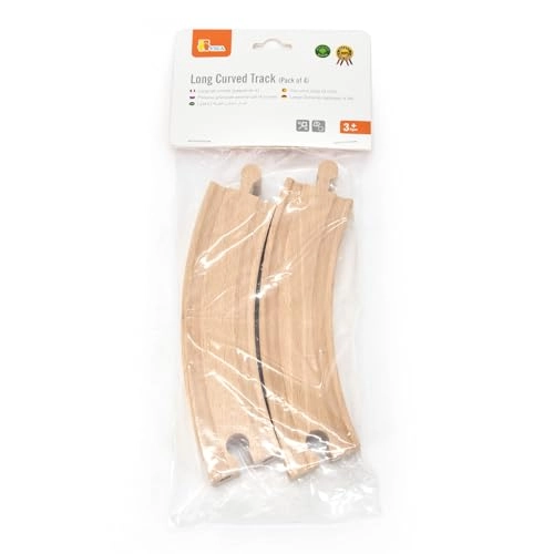 Long Curved Railway Track - 4-Pieces