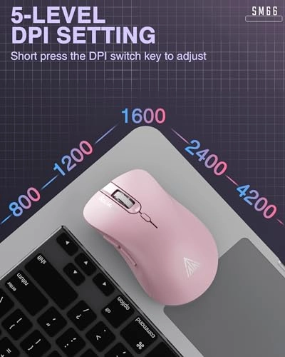 SM66 Silent Dual-Mode Mouse - Wireless