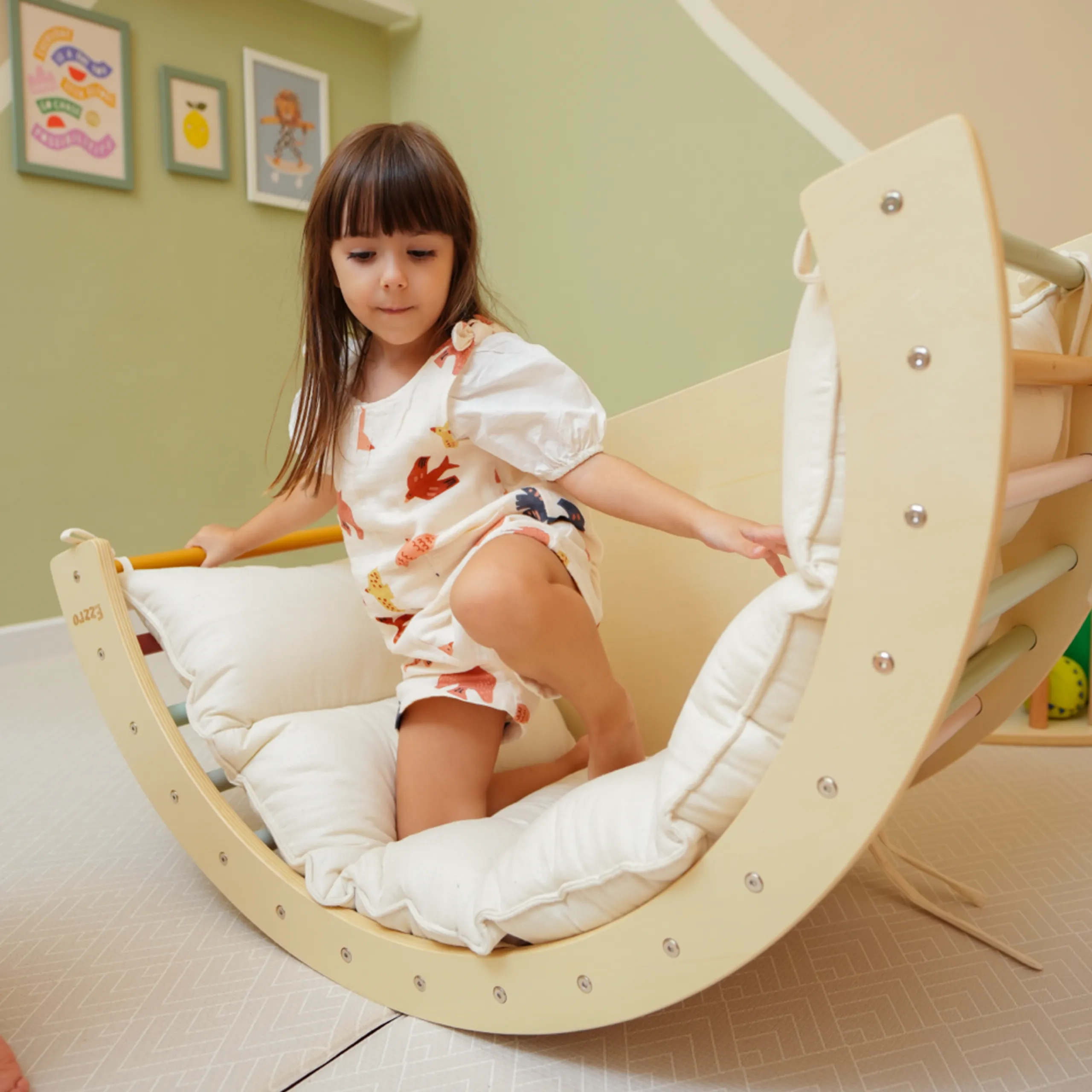 3-In-1 Wooden Climbing Arch - 6 months