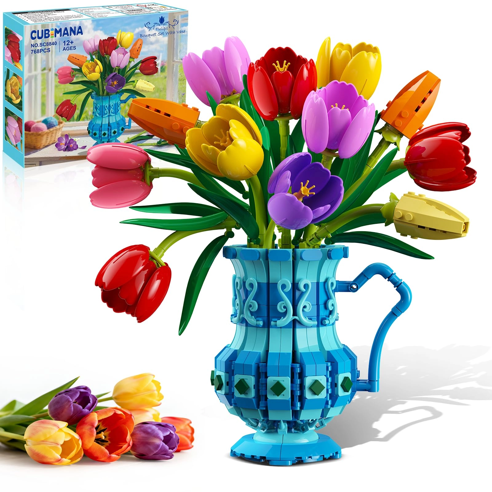 CUBIMANA Bouquet Kit - 768 Pieces