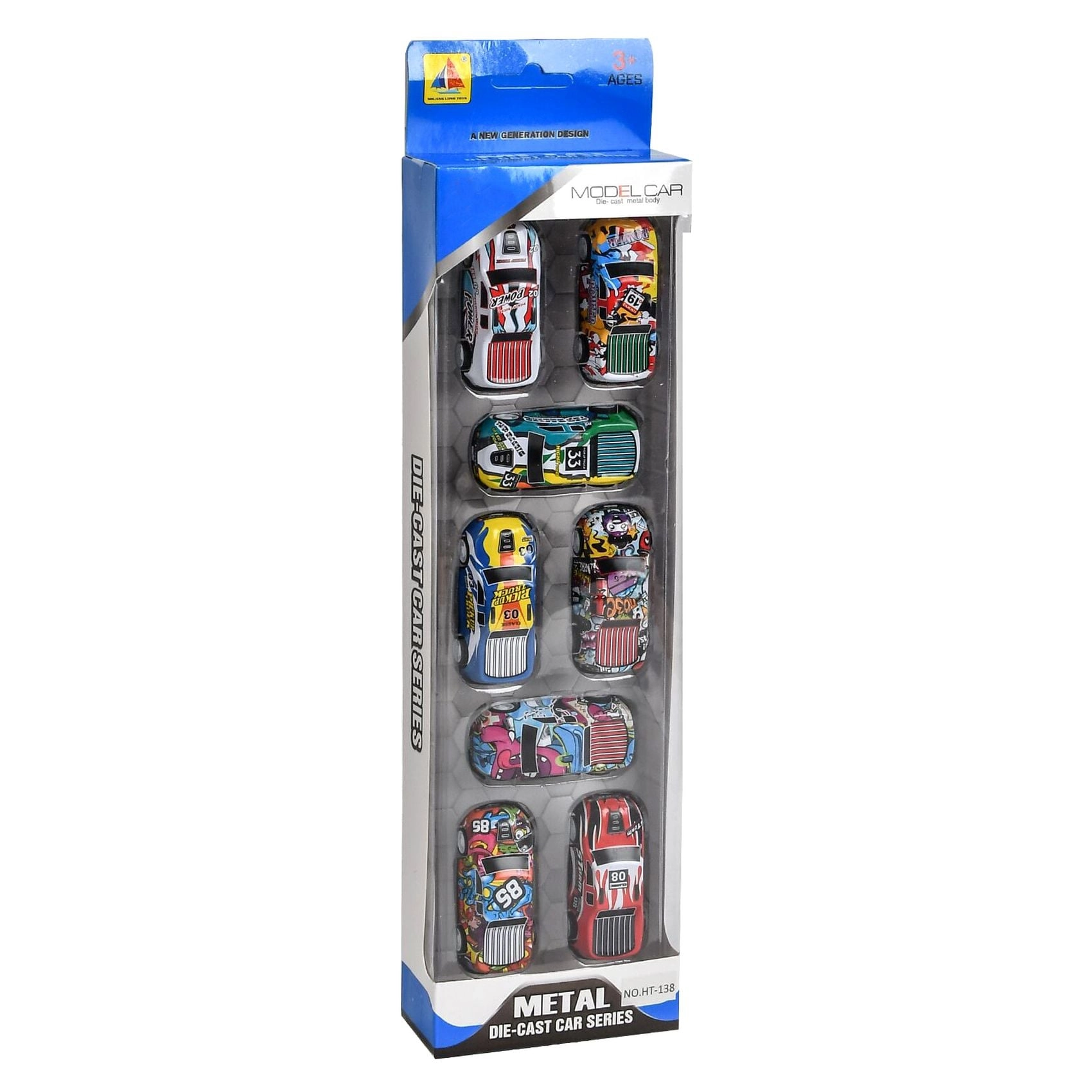 Carrefour Die-Cast Model Car 1:64 8 pcs