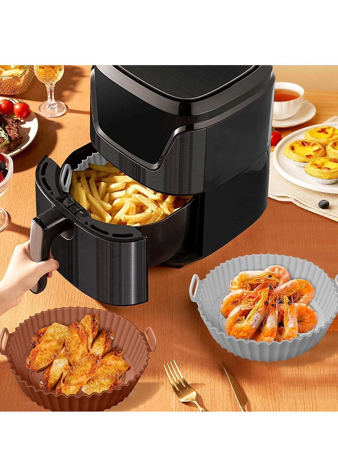 Air Fryer Silicone Liner - food grade silicone 2 piece(s)