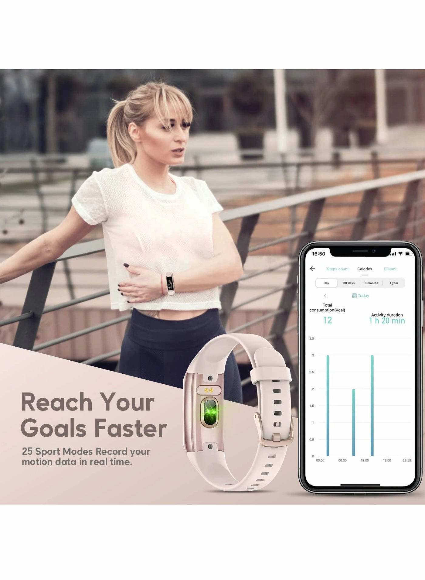 C60 - 1.10 inch AMOLED Heart Rate Monitor 5ATM