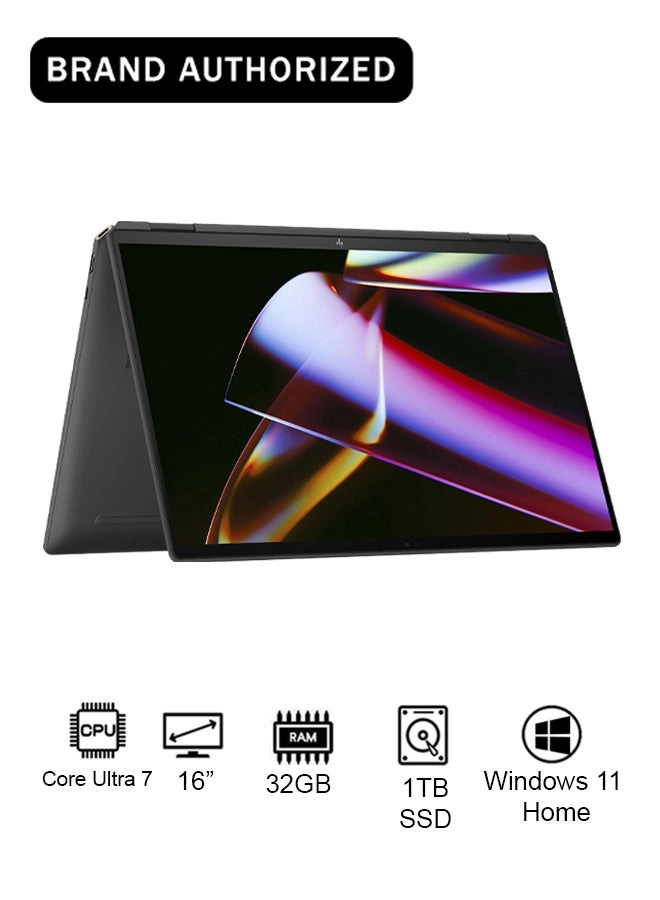 HP Spectre X360 AE4G9EA - 16'' Core Ultra 7 32GB DDR5 1TB SSD