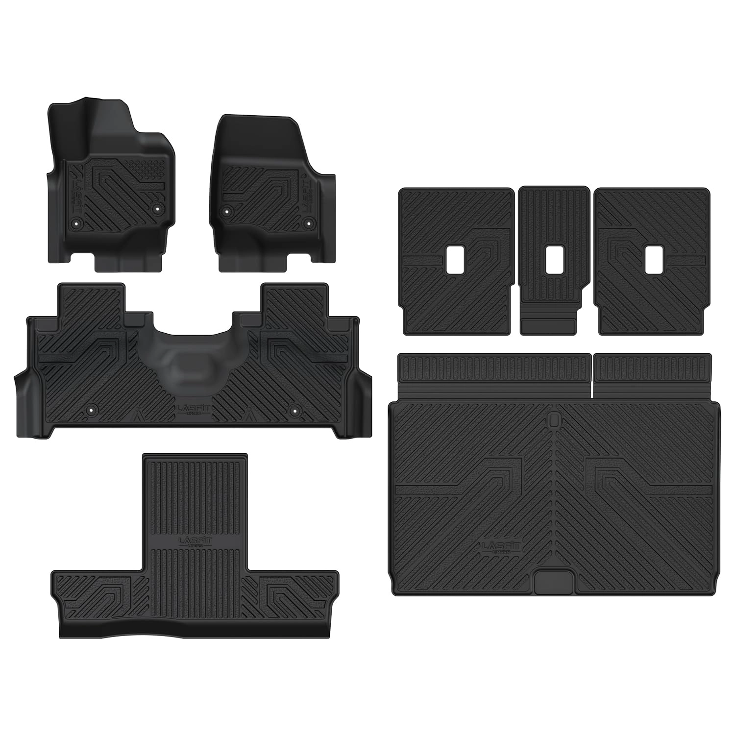 Floor Mats - Ford Expedition 2025 2026 1st & 2nd & 3rd Row