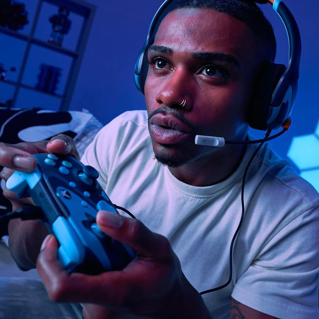 Xbox Rematch Glow Advanced Wired Controller Blue Tide