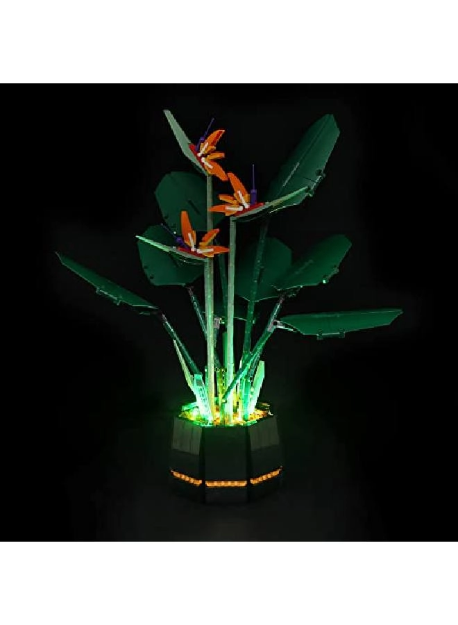 Led Lighting Kit - Steel Flowers for LEGO Bird Of Paradise 10289