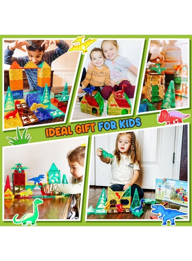 Dinosaur Toys Magnetic Tiles - Dinosaur