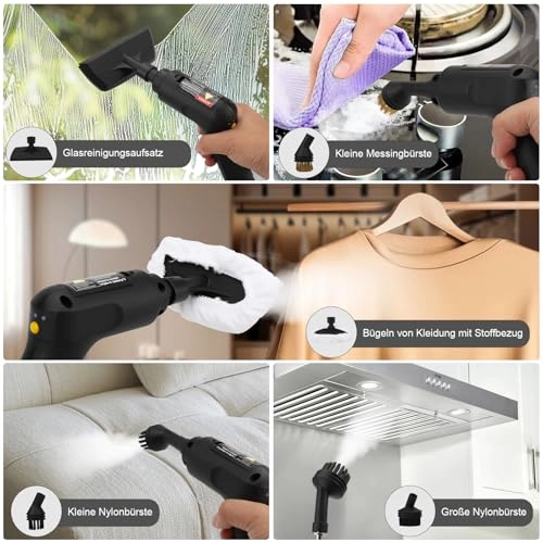 Portable Steam Cleaner - 3 BAR 1.4 Liters