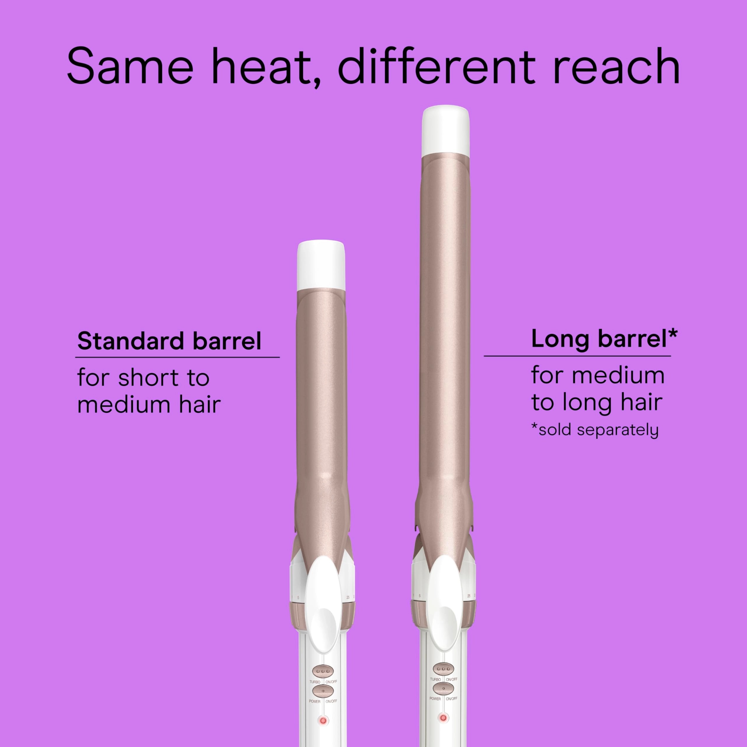 Double Ceramic Curling Iron - 1-Inch