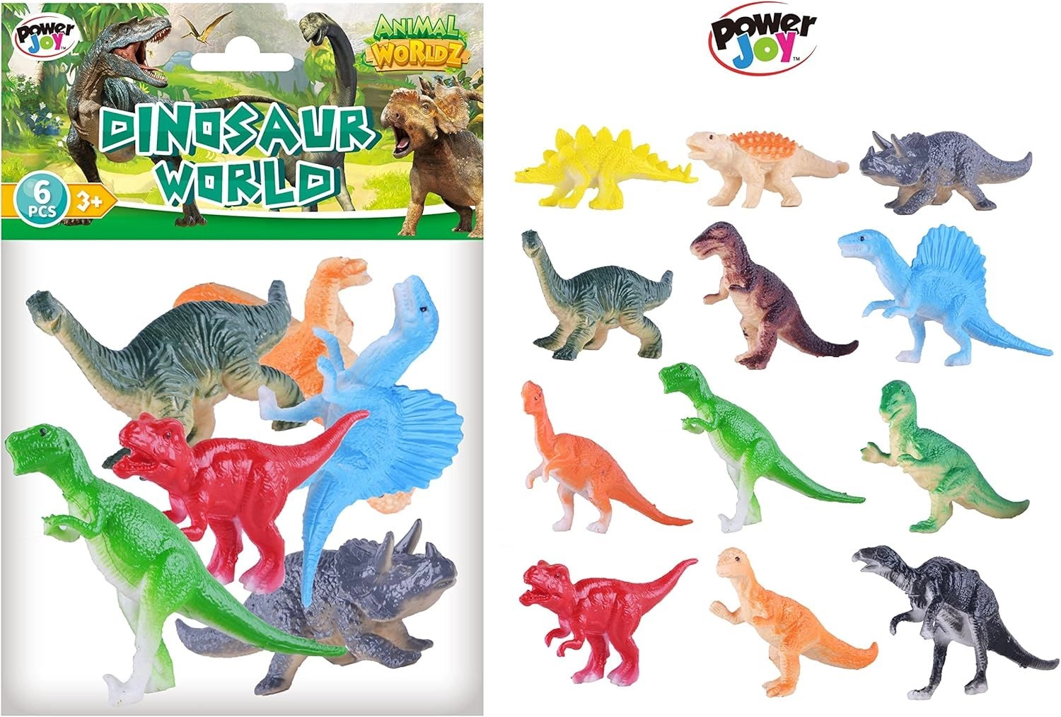 Dinosaur Collectable Toys - (ALGT-2074A) 6 pcs