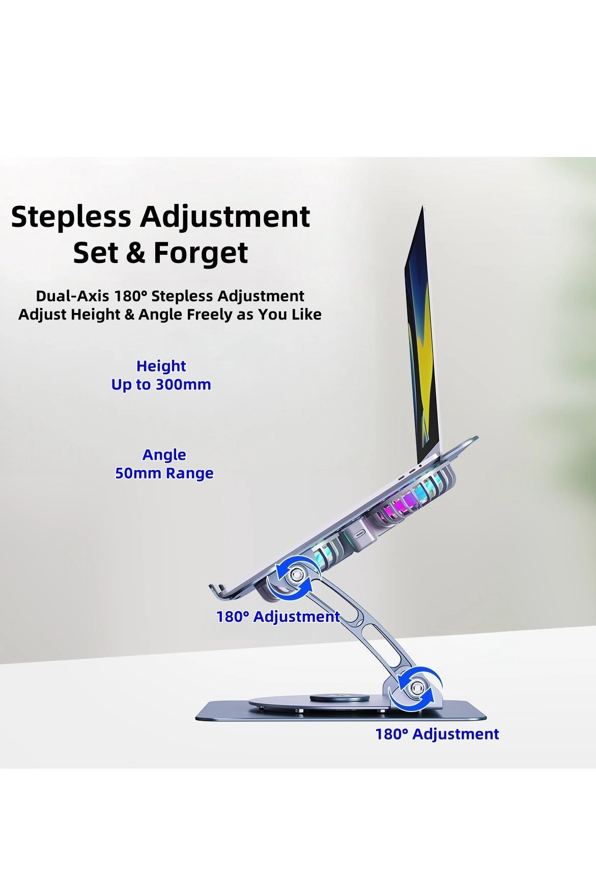 Aluminum Alloy Cooling Stand - 9-15.9 Inch