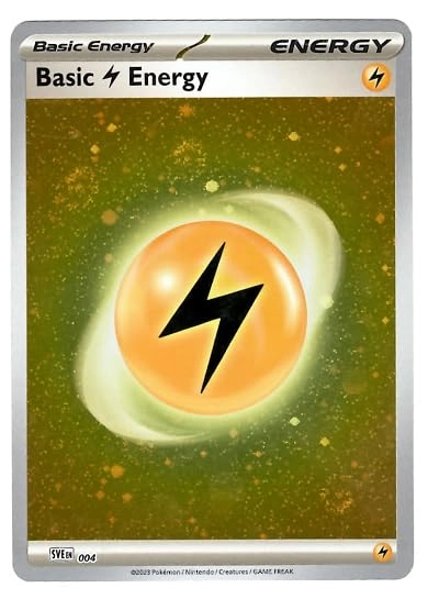 Lightning Energy Card SVE 004 - Pokemon 151 Cosmic Holo Foil