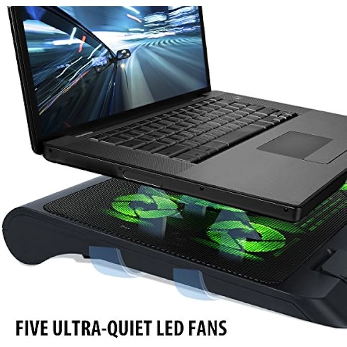 GAMING LAPTOP COOLING PAD - 5 fans 17 inch