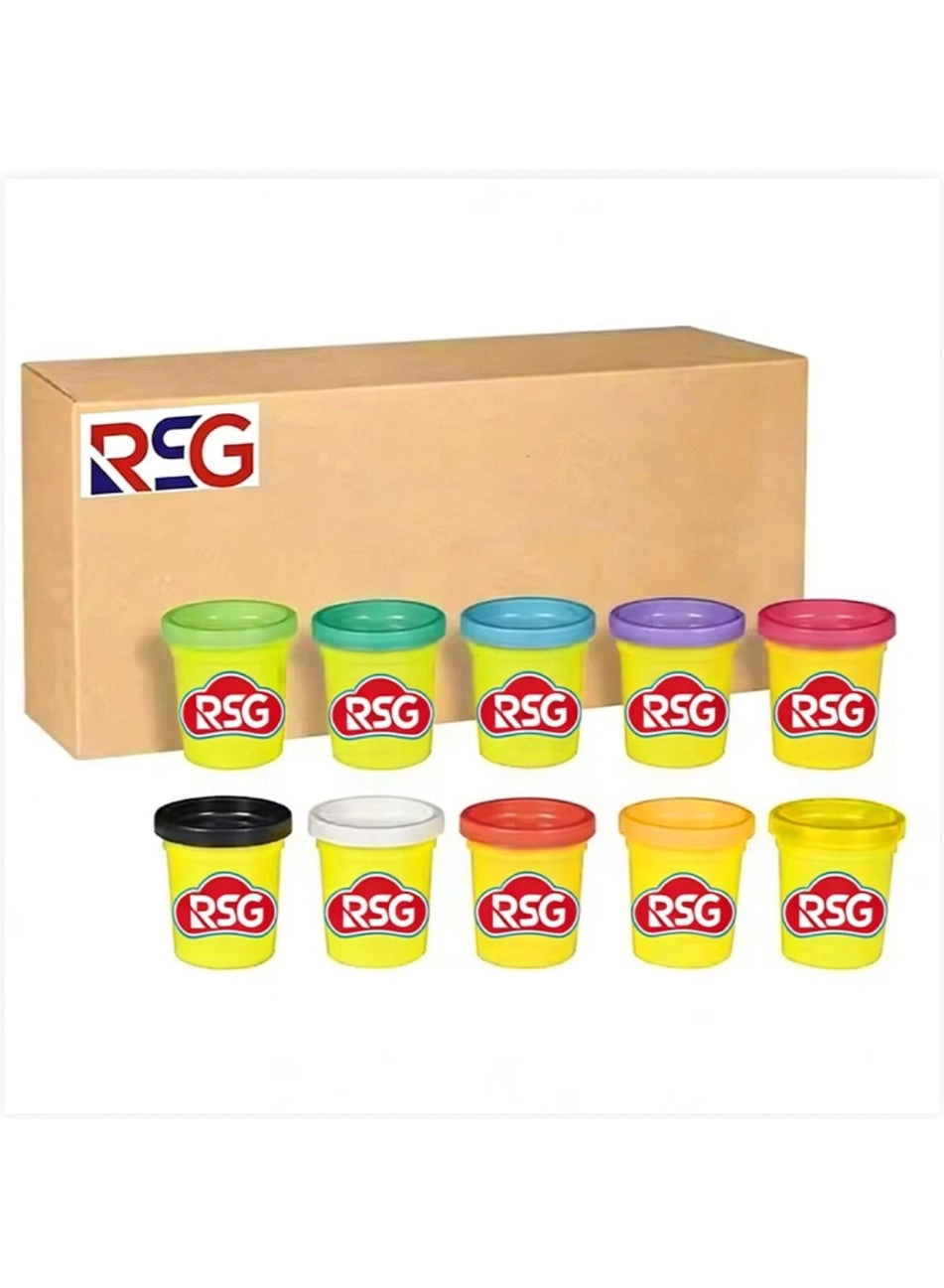 RSG Play Dough Set - 3+ years 10 colors