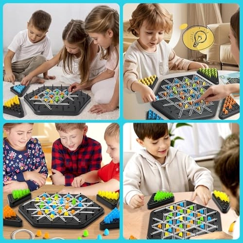 Chain Triangle Chess Game - Rubber Band Game