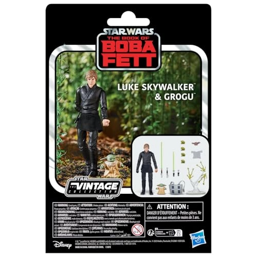 The Book of Boba Fett Vintage Collection Luke Skywalker & Grogu Action Figures