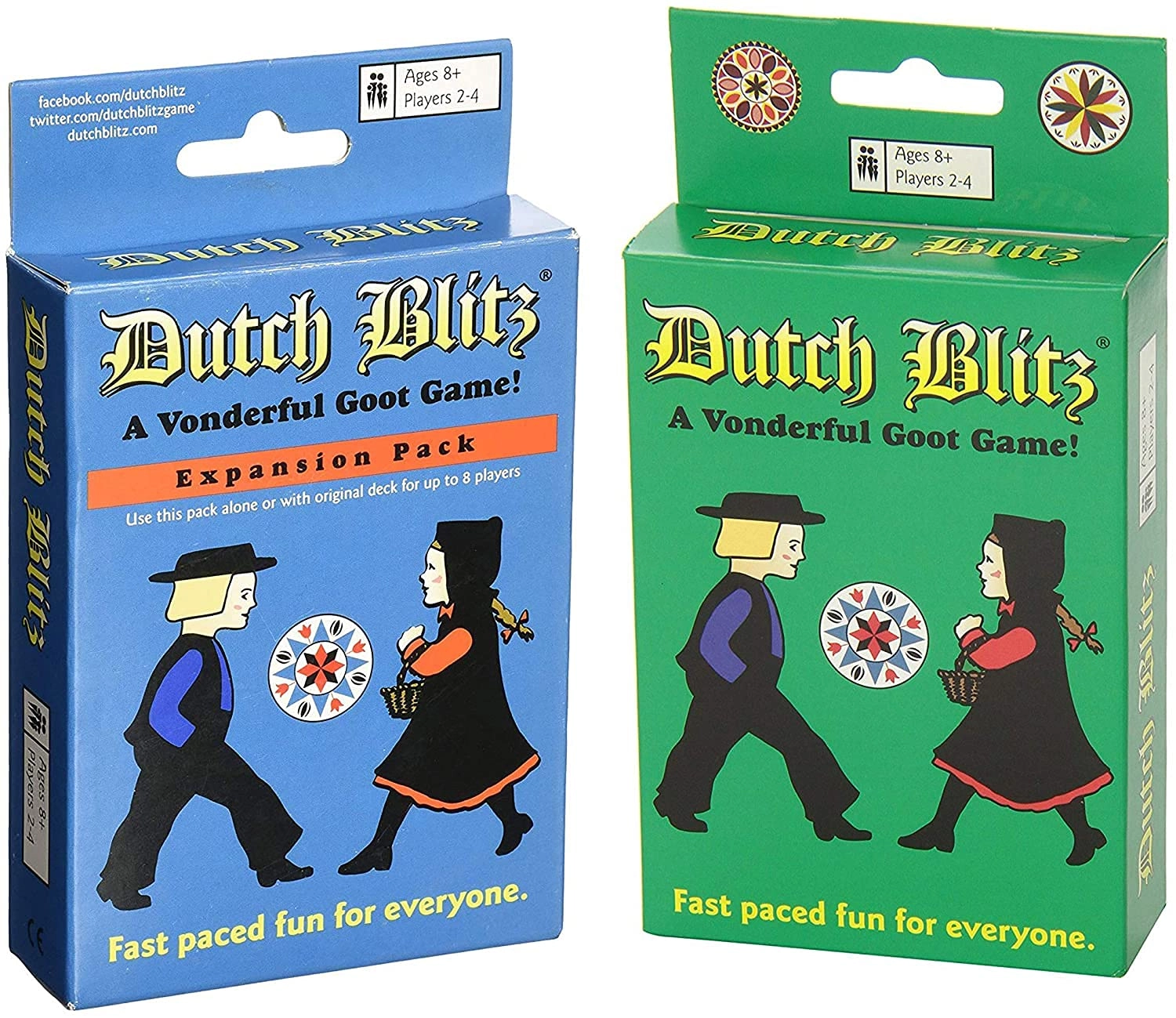 LUYAO Dutch Blitz + Expansion Pack - Card Game
