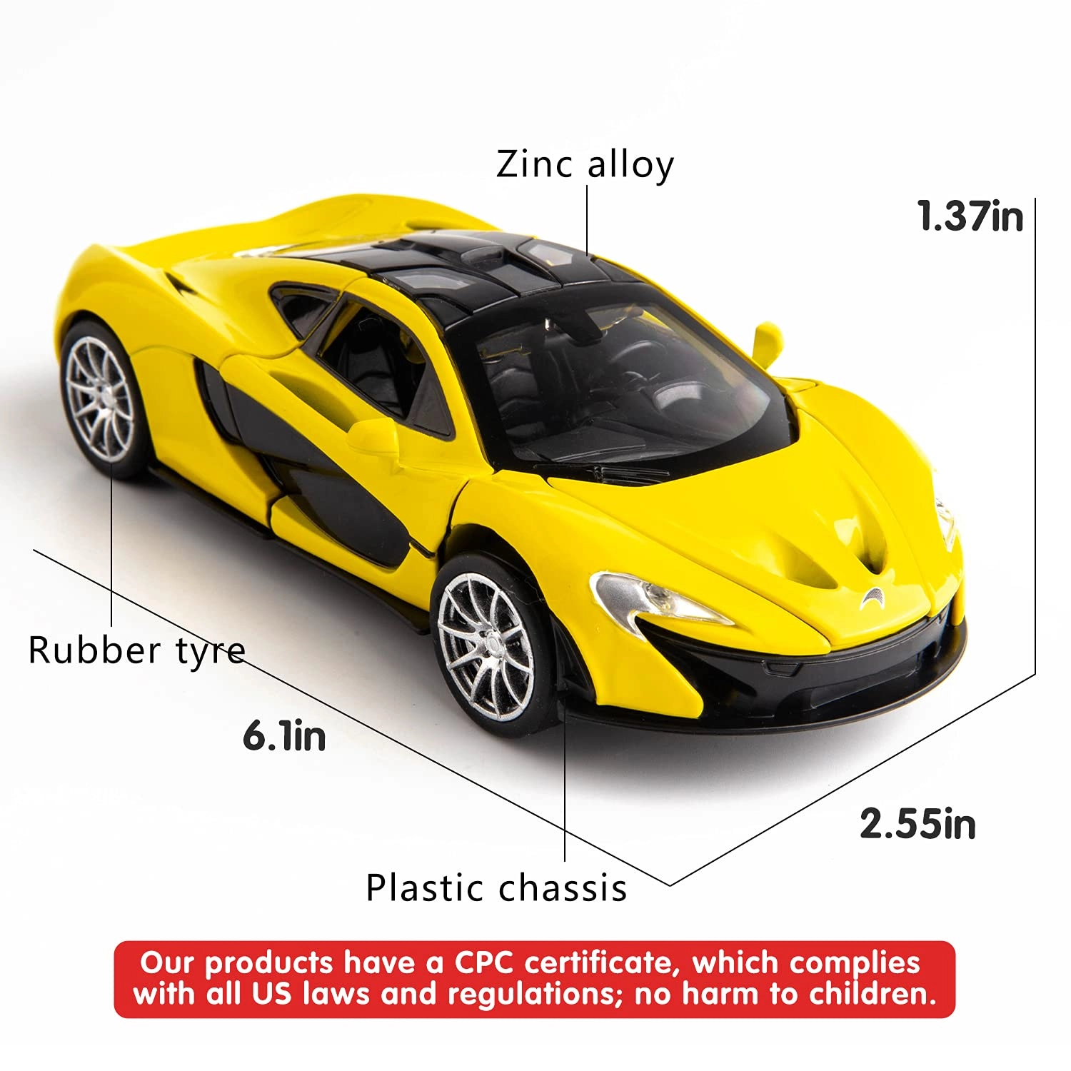 MCLAREAN P1 - 1:32 1pcs