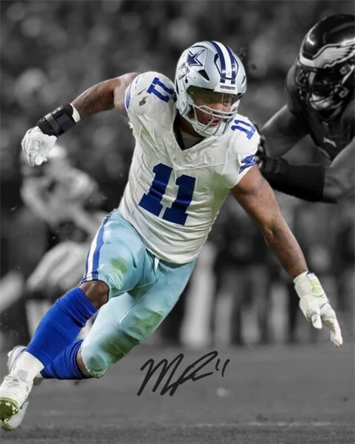 whzkcyh Micah Parsons Poster - Canvas 16"L x 24"W