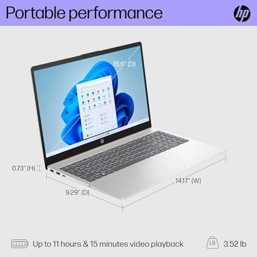 HP 15 - 15.6'' Ryzen 5 16GB DDR5 1TB SSD