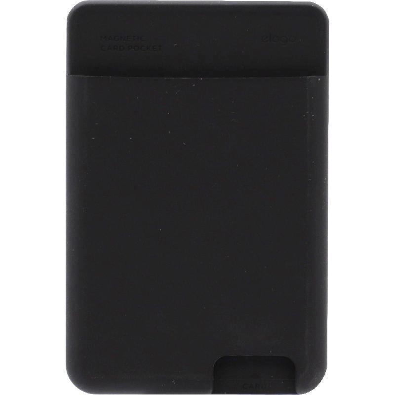 MagSafe Silicone Card Pocket Phone Wallet - Black Supports up to 2 Cards