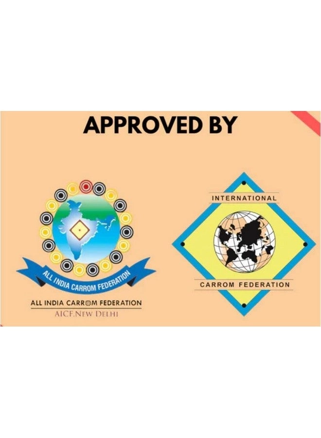 ECO Carrom Board - Wooded Coins Striker