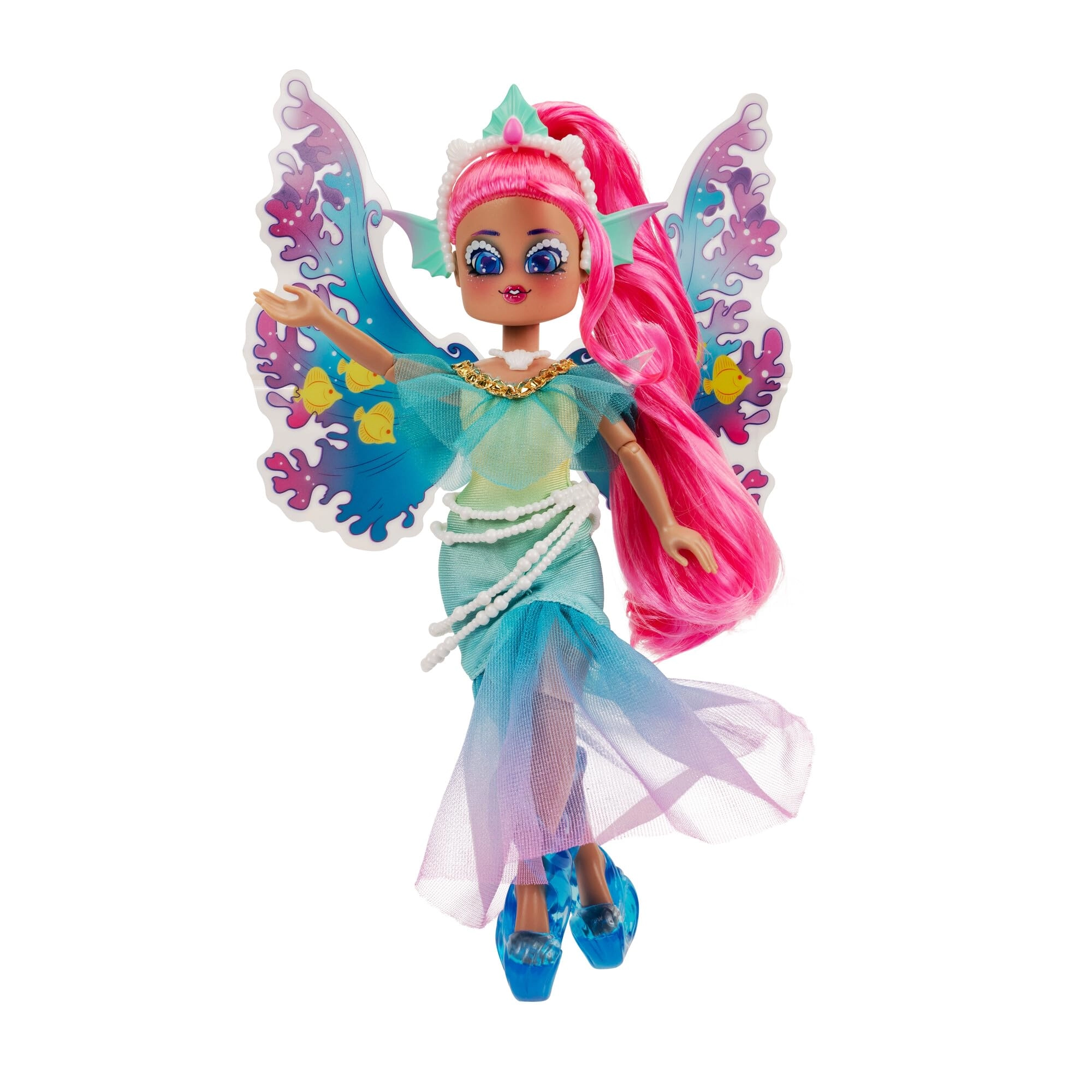 Jazwares LLC Mermia Fashion Doll - 9 inches Water Fairy Ages 5+