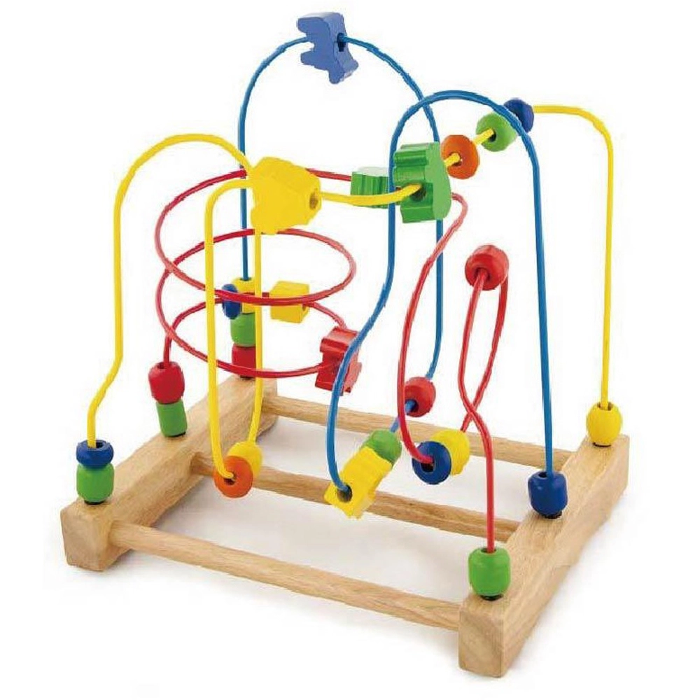 VIGA Wire Beads B - Suitable for 18 months to 4 years