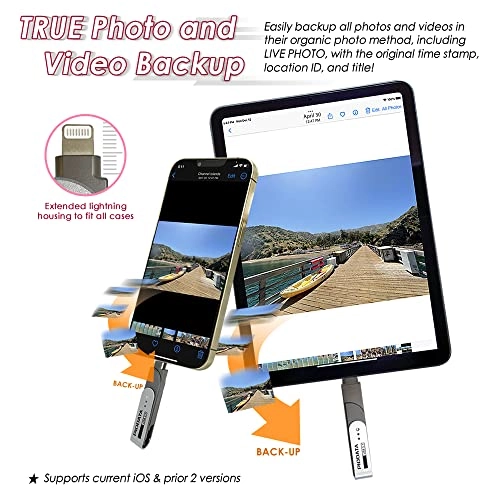 iXflash - USB 3.0 Lightning USB Type C 128GB