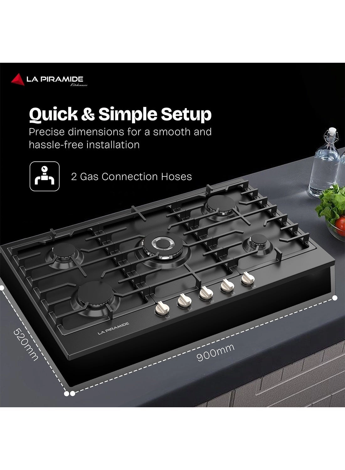 LP-95G0MWMKEB Gas hob