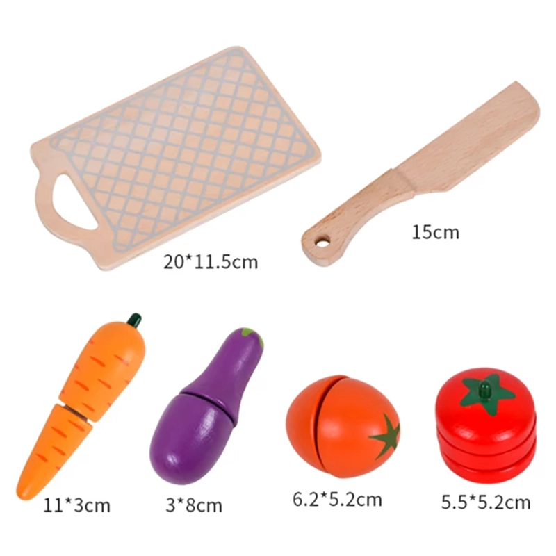 Wooden Kitchen Kids Toy Set - 60 x 70 x 26 cm (GF-MSN21008)