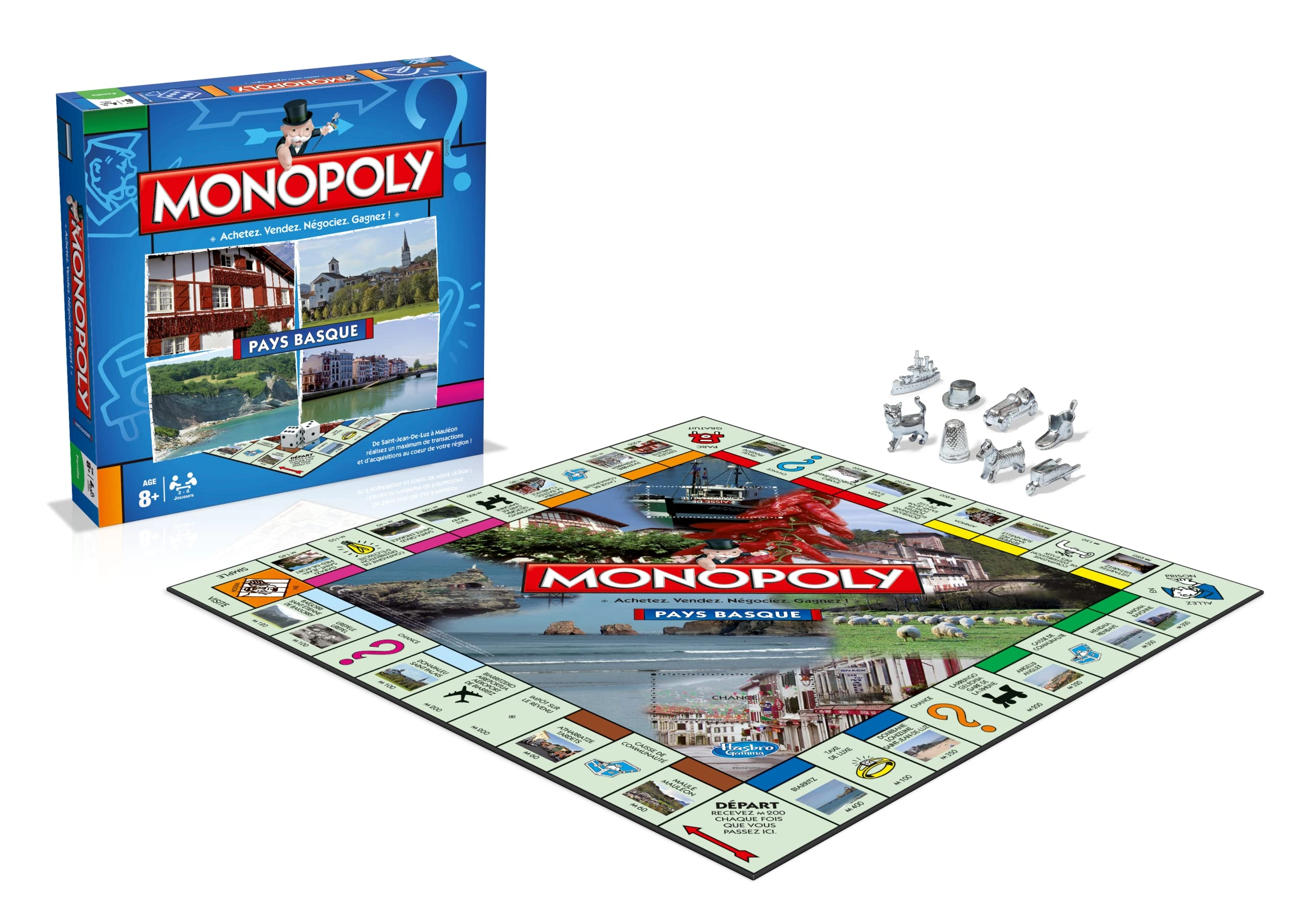 Winning Moves Monopoly Basque Country (French)