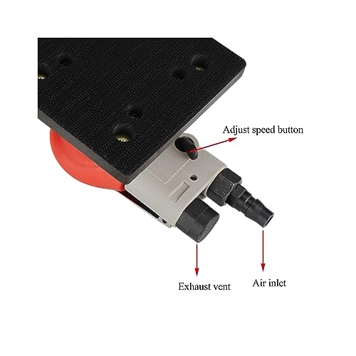 Pneumatic Orbital Sandpaper Machine - Square Sander 5500-6000rpm