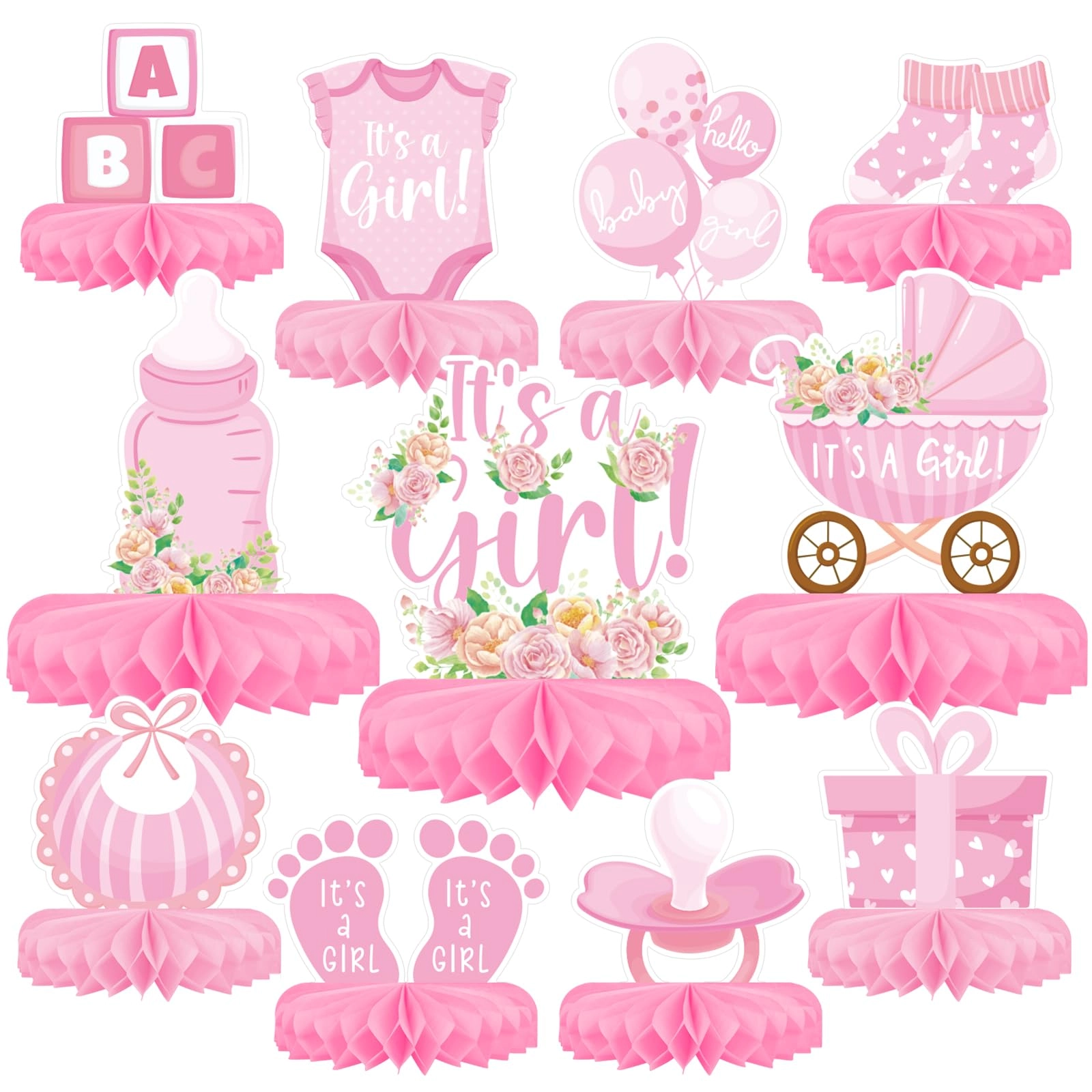 gatherfun Safari Birthday Decorations Table Centerpiece - 8 pieces Birthday